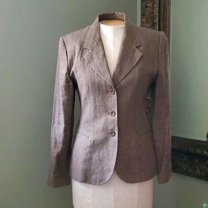 Guess Collection 100% Linen Taupe Blazer